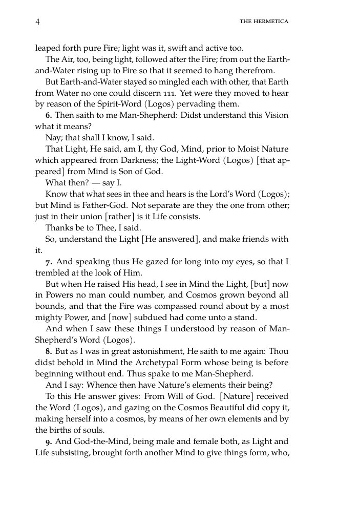 Corpus Hermeticum interior page